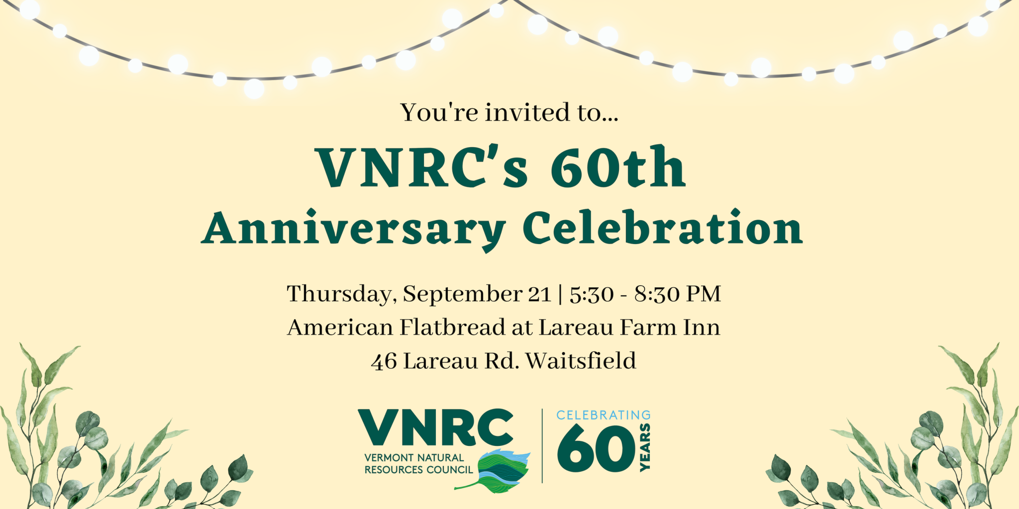 VNRC's 60th Anniversary Celebration and 2023 Annual Meeting